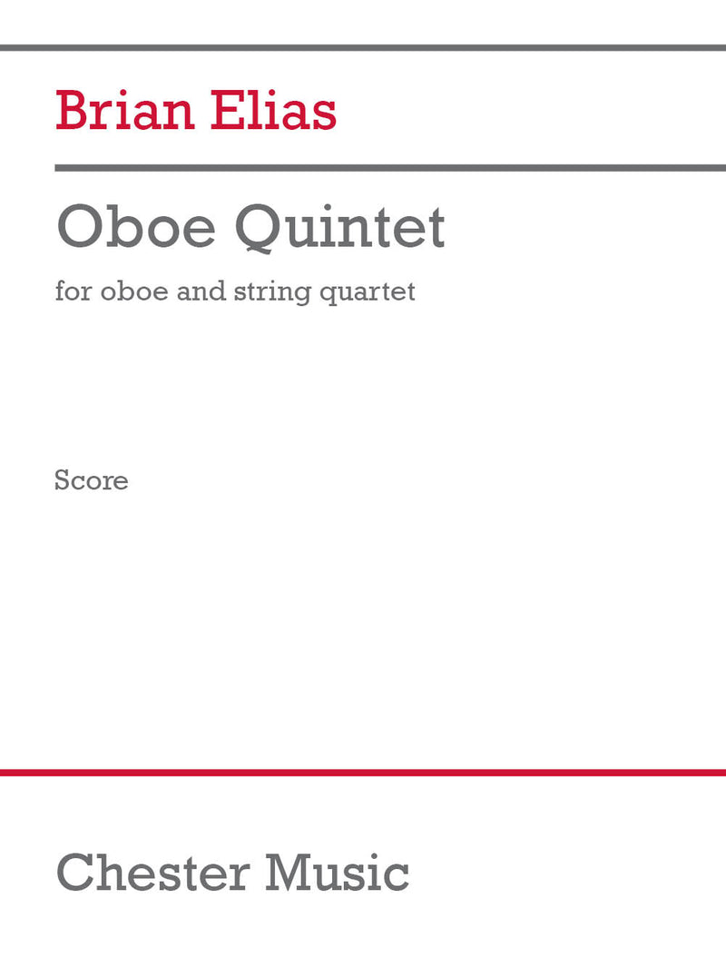 Oboe Quintet (Score)