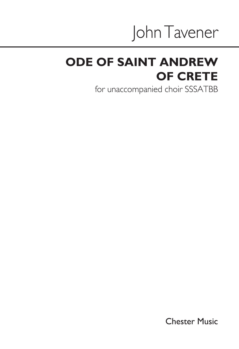 Ode Of Saint Andrew Of Crete