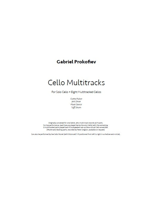 Cello Multitracks