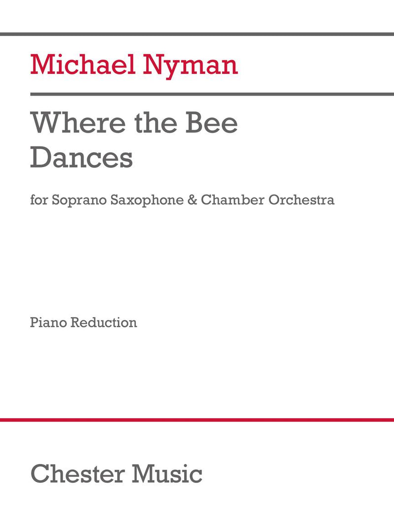 Where The Bee Dances (Soprano Saxophone and Piano)