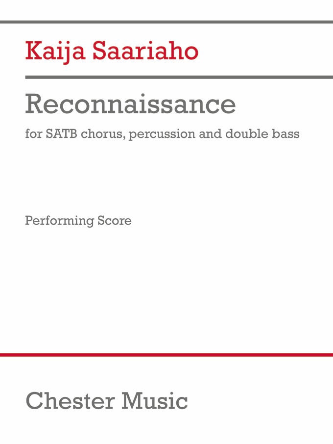 Reconnaissance (Vocal Score)