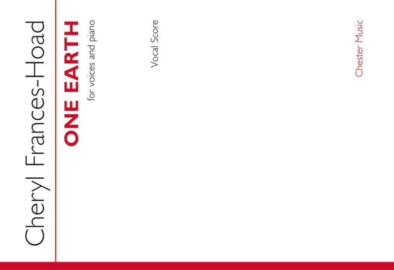 One Earth (Vocal Score)