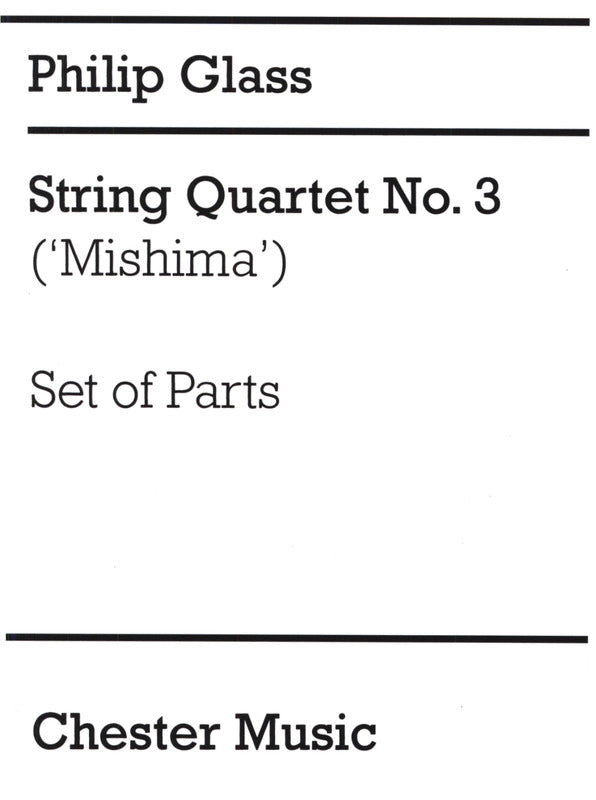 String Quartett No. 3 Mishima
