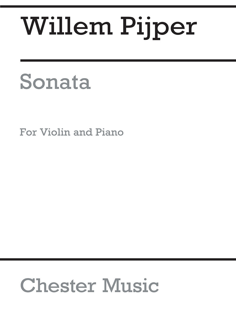 Sonata For Violin and Piano