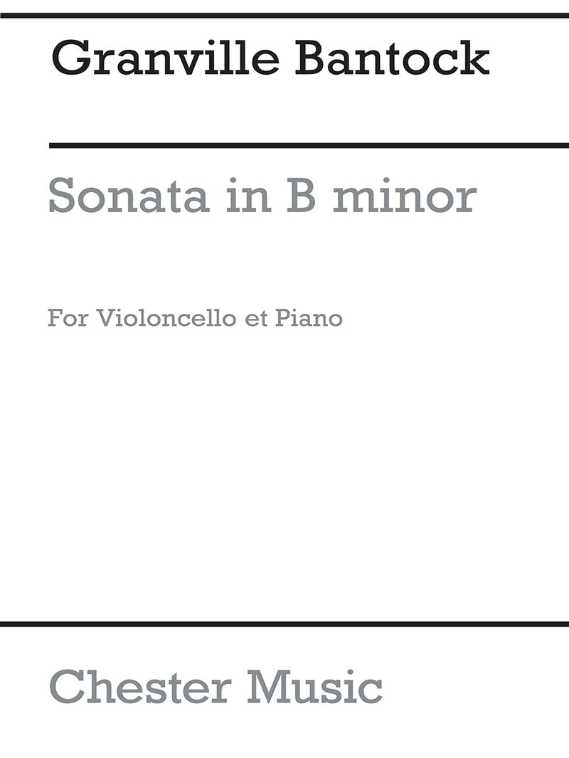 Sonata In B Minor (1940)