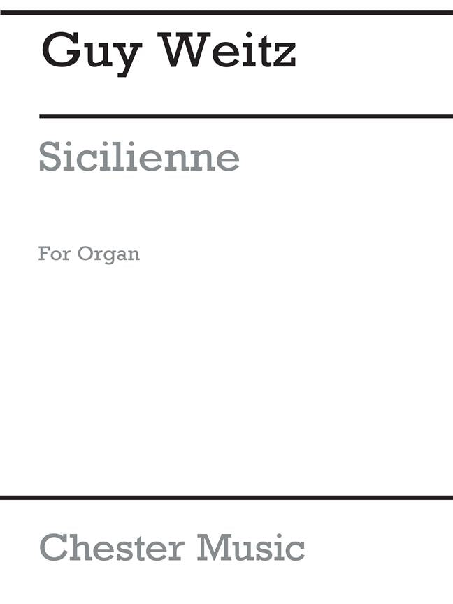 Sicilienne for Organ