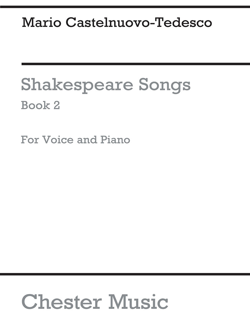 Shakespeare Songs Book 2