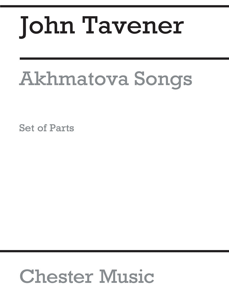 Akhmatova Songs (Soprano and String Quartet)