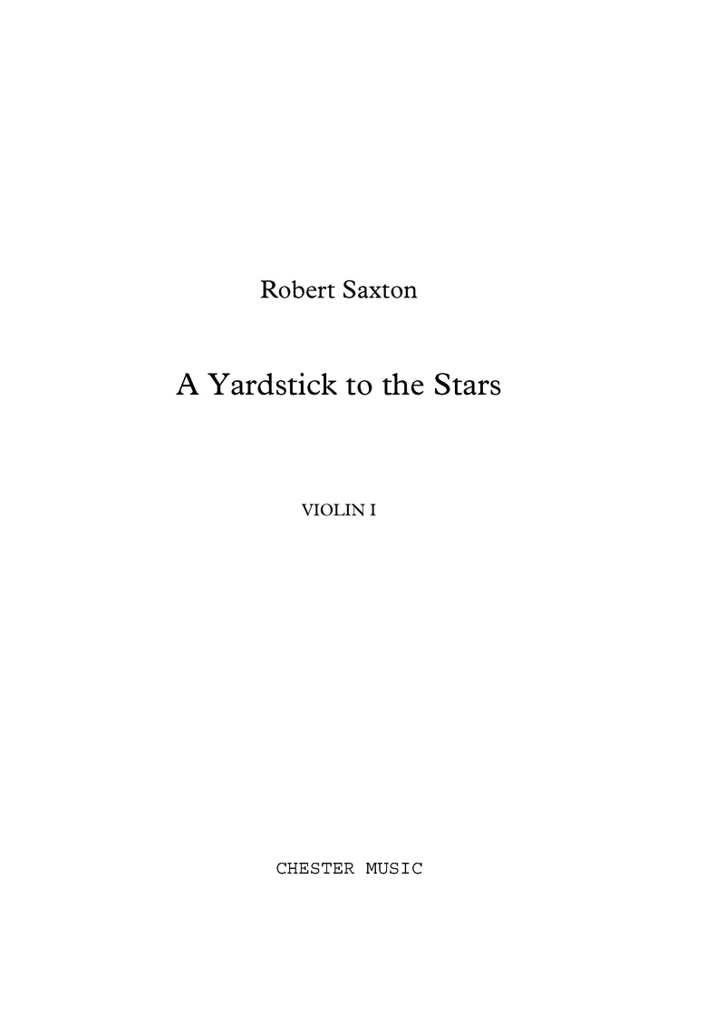 A Yardstick To The Stars (Set of Parts)