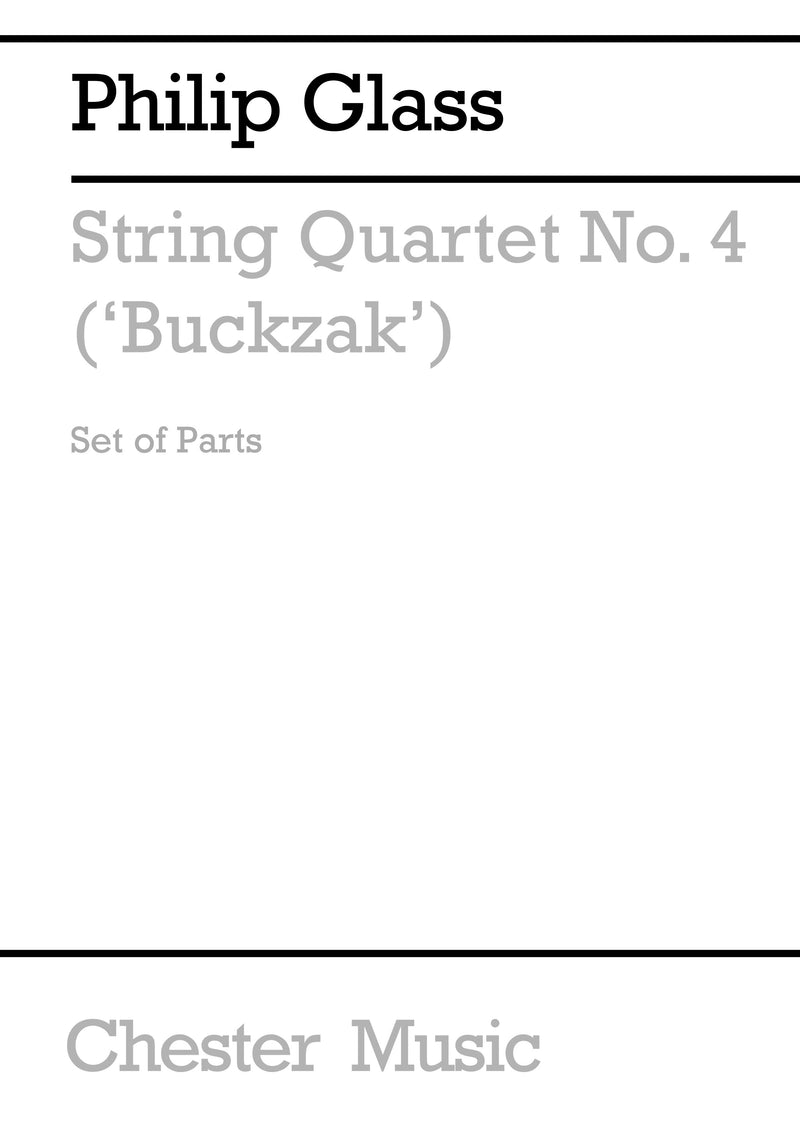 String Quartet No.4 'Buczak' (Set of Parts)