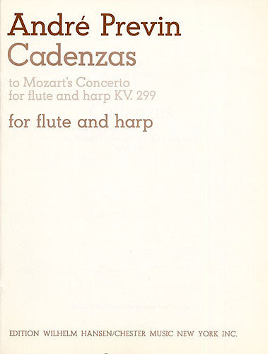 Cadenzas (Concerto For Flute And Harp K.299)