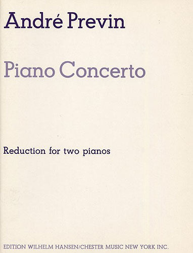 Piano Concerto (Reduction for two pianos)