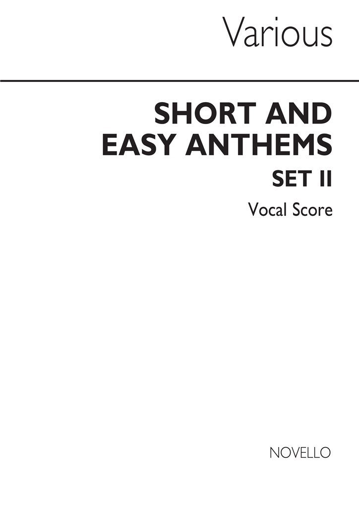 Short and Easy Anthems: Set 2