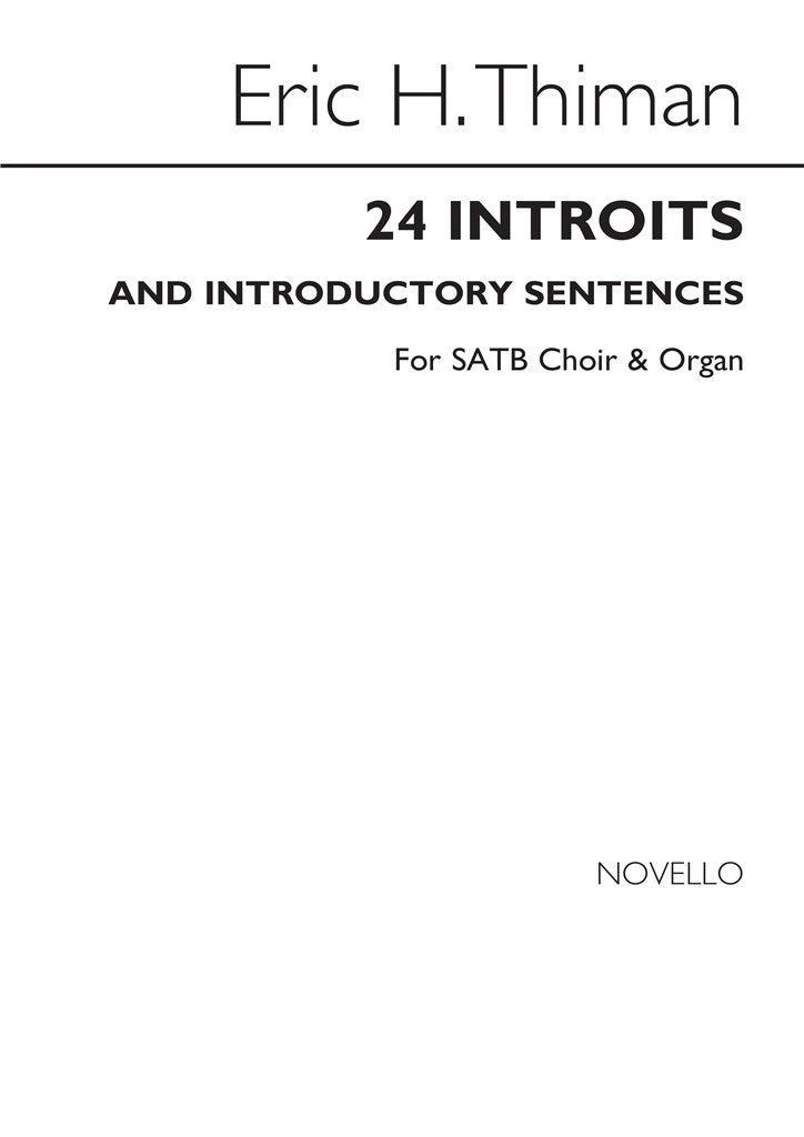 24 Introits and Introductory Sentences