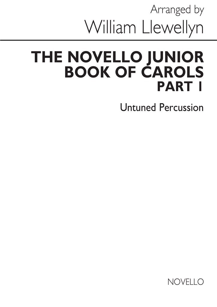 Novello Junior Book Of Carols Part 1 (Untuned Percussion part)