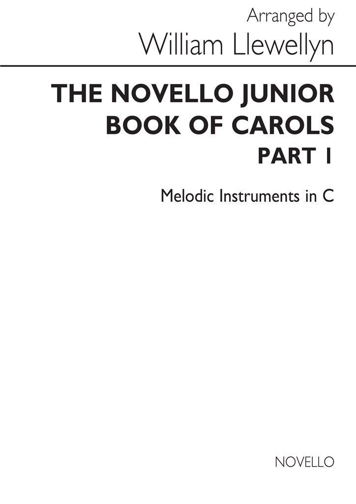 Novello Junior Book Of Carols Part 1 (Melody Instruments in C part)