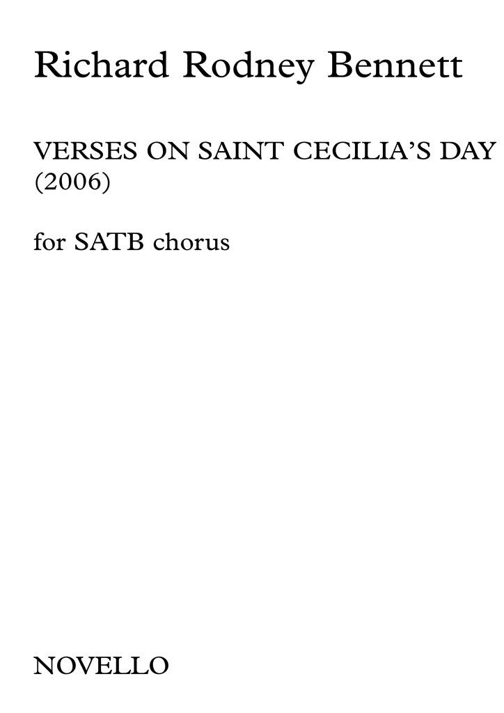 Verses On St. Cecilia's Day