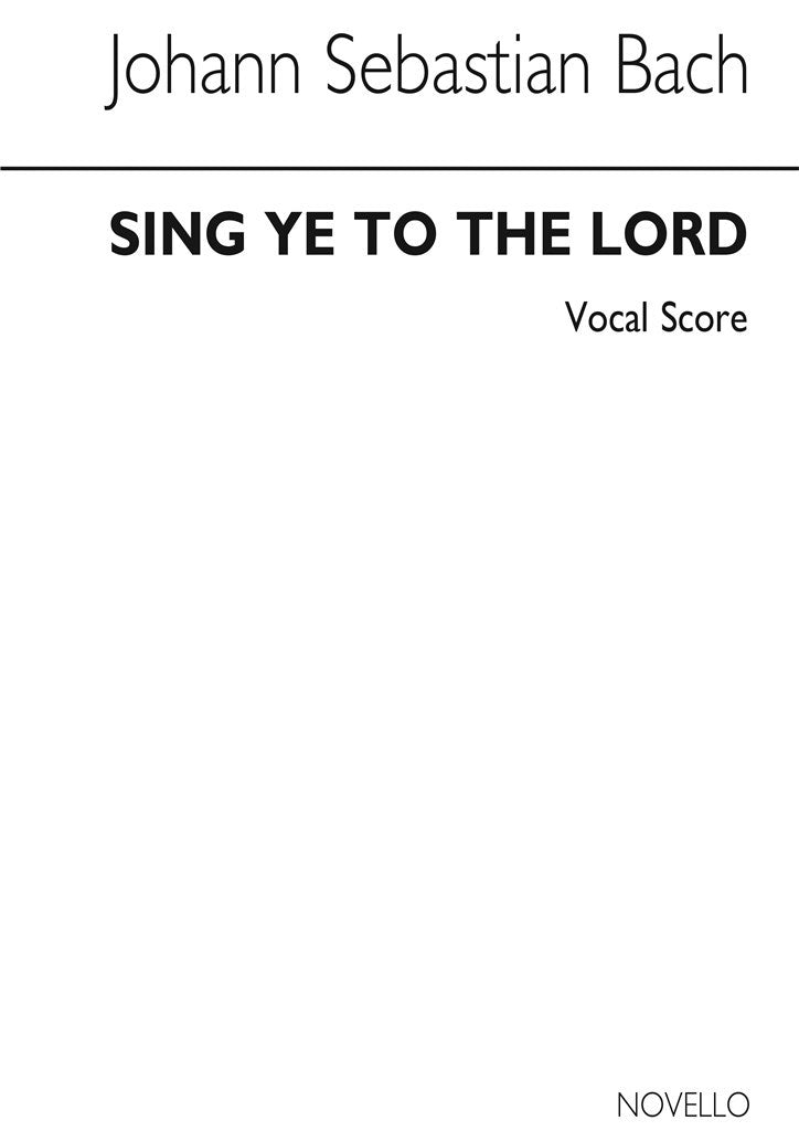 Sing Ye To The Lord (Double Choir)