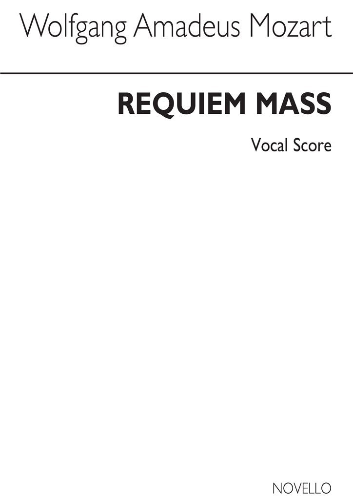 Requiem K.626 (Vocal Score), ed. Best