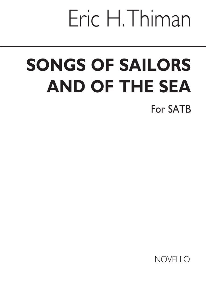 Songs of Sailors of The Sea (SATB)