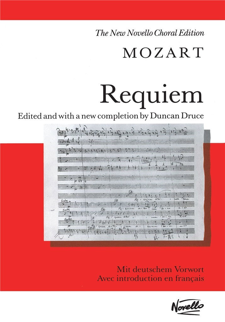 Requiem K.626 (Large Print Vocal Score), ed. Druce