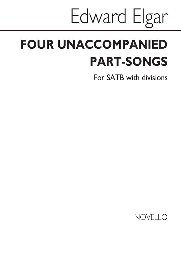 Four Unaccompanied Part-Songs Opus 53
