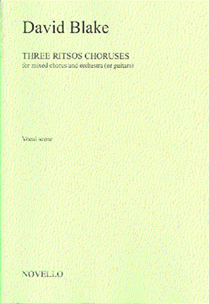 Three Ritsos Choruses