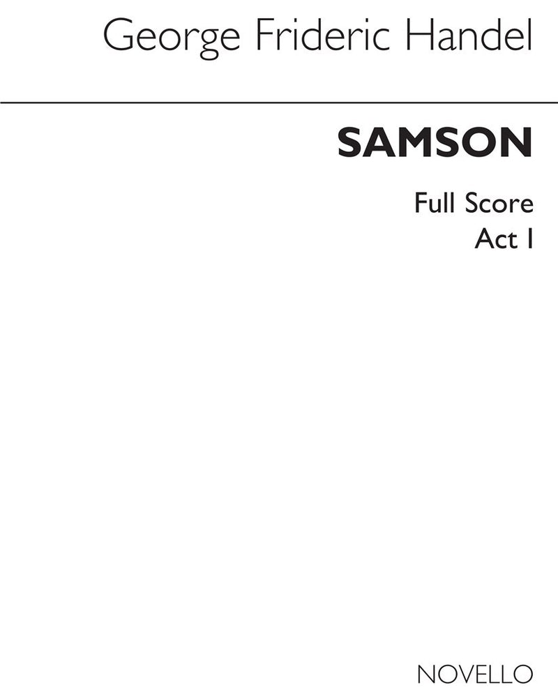 Samson (Ed. Burrows) - Full Score