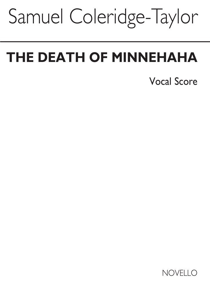 Death of Minnehaha - Vocal Score