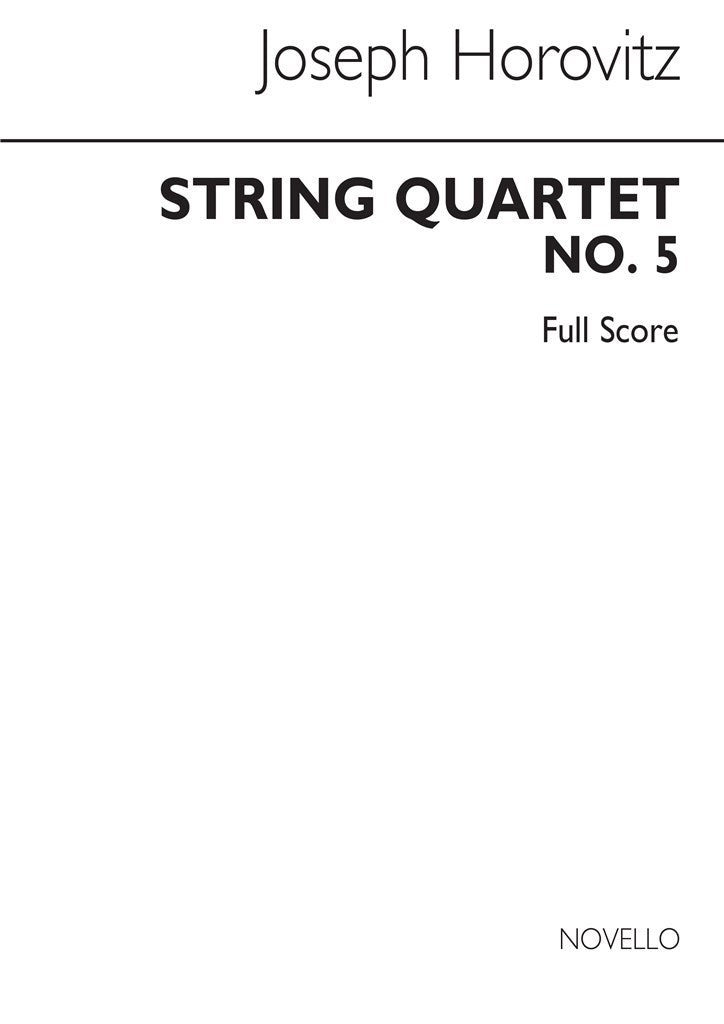 String Quartet No.5 (Score Only)