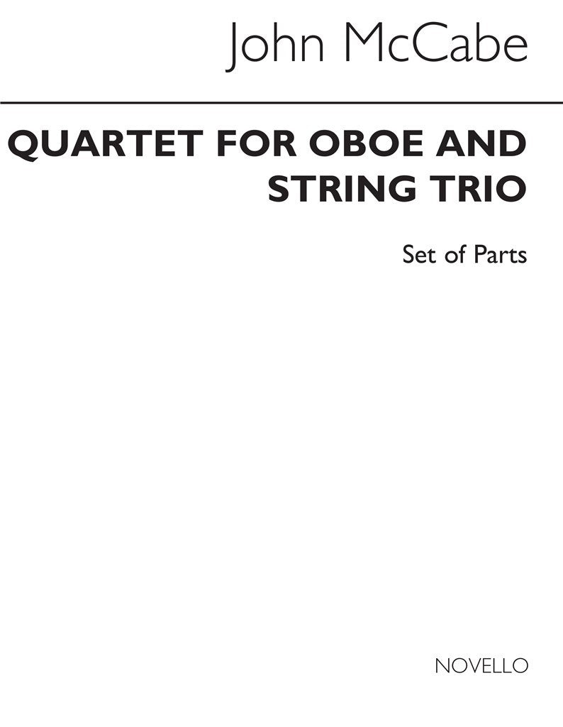 Quartet For Oboe and String Trio (Parts)