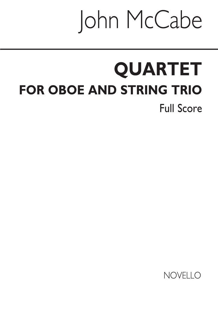 Quartet For Oboe & String Trio