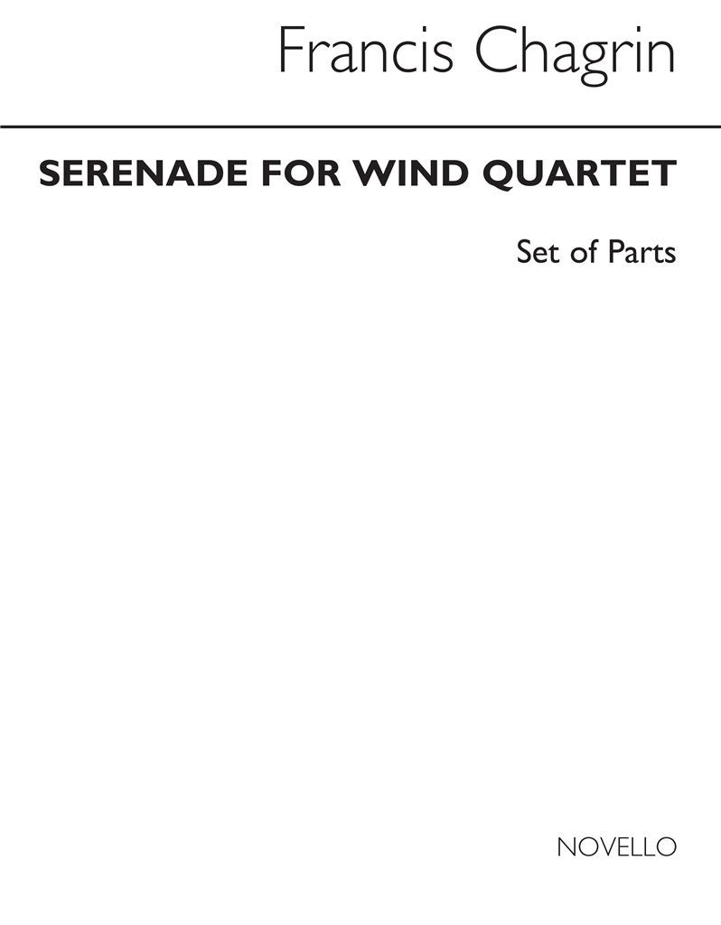 Serenade For Wind Quartet (Parts)