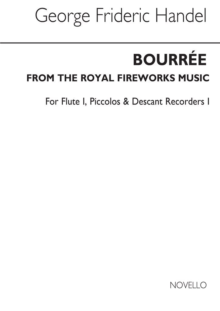 Bourree From The Fireworks Music (Flt/Des Rec 1)