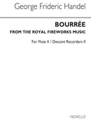 Bourree From The Fireworks Music (Flt/Des Rec 2)