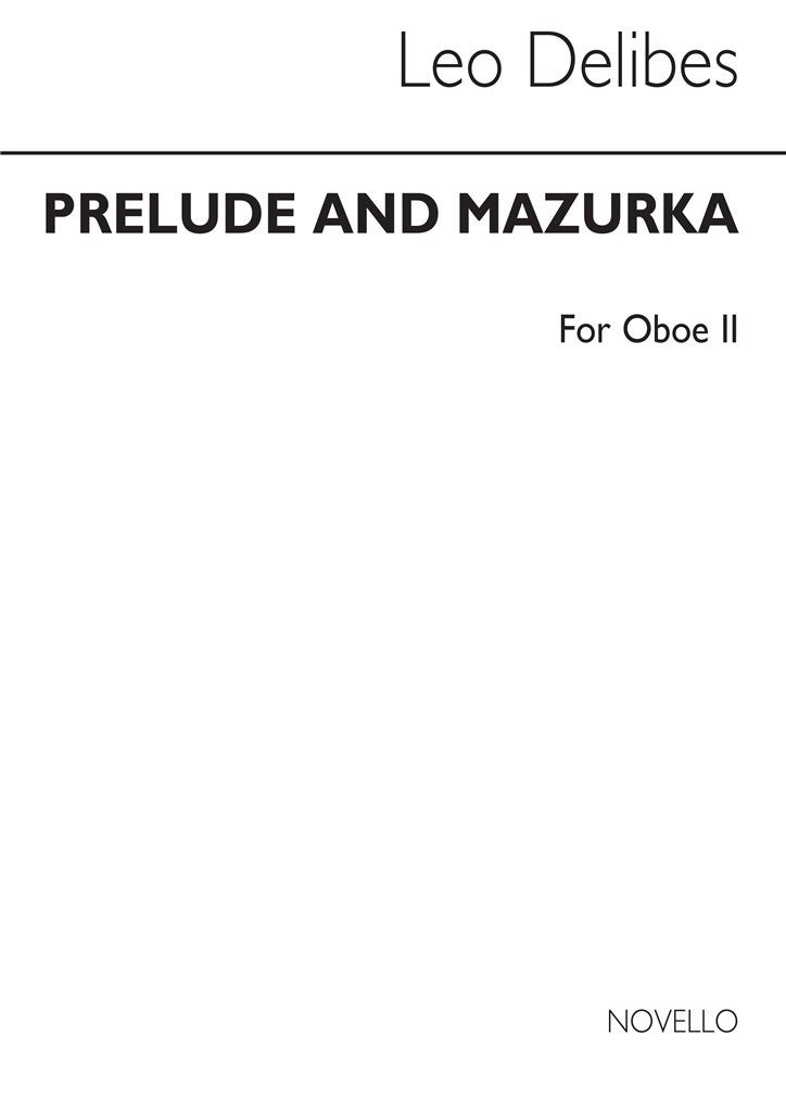 Prelude & Mazurka from 'Coppelia' (Oboe 2 part)