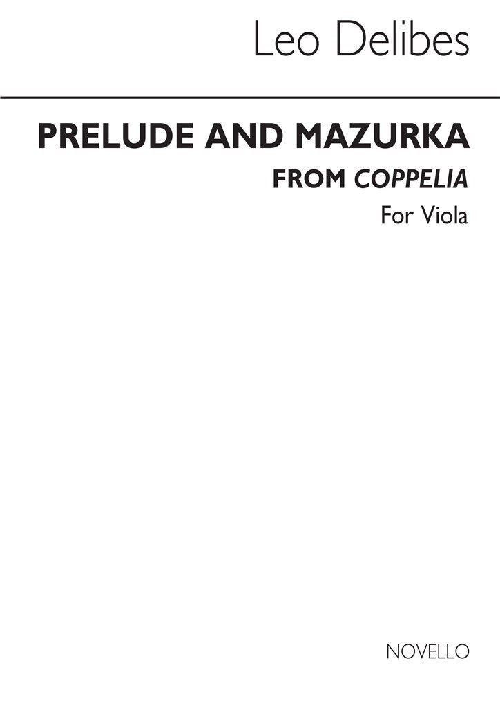 Prelude & Mazurka from 'Coppelia' (Viola part)
