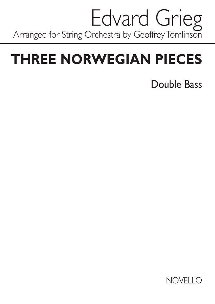 Three Norwegian Pieces (Double Bass)
