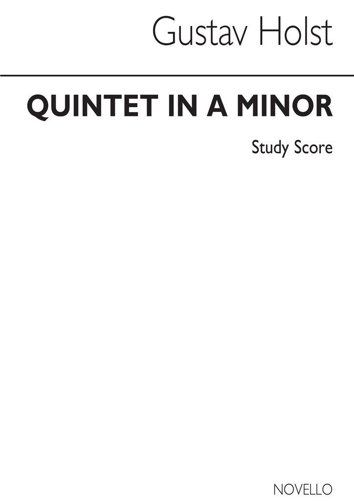 Quintet In A Minor