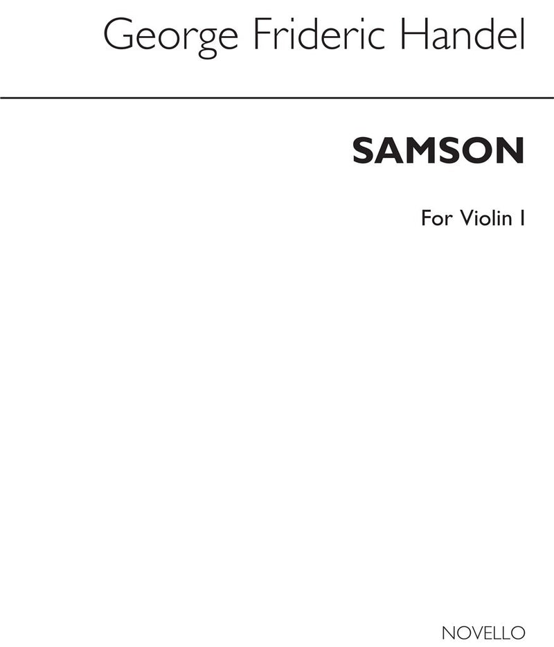 Samson (Violin 1 Part)