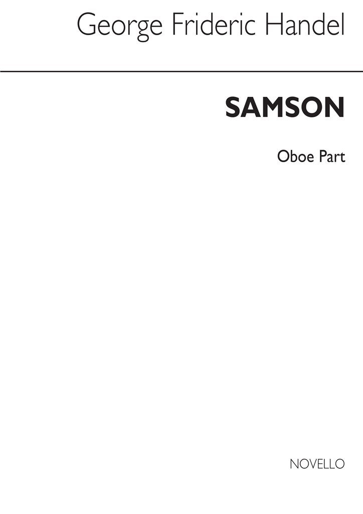 Samson (Oboe Parts)