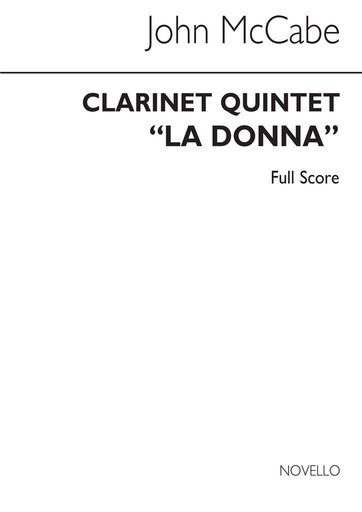 Clarinet Quintet - 'La Donna'