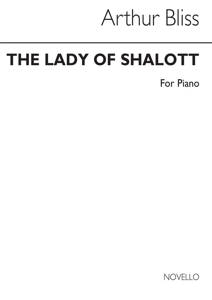 Lady of Shalott Excerpts for Piano