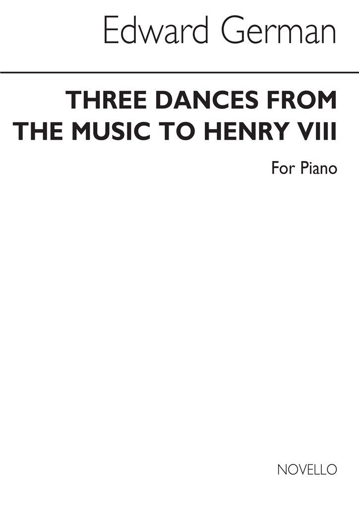 Three Dances From Henry VIII (Piano)