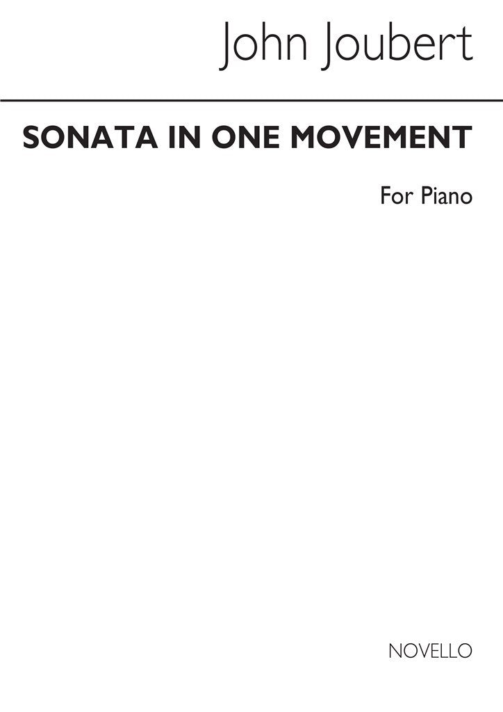 Sonata In One Movement For Piano