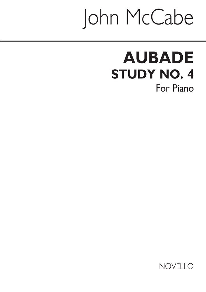 Aubade Study No.4 for Piano