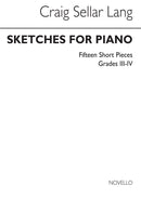 Lang Sketches For Piano 15 Short Pieces
