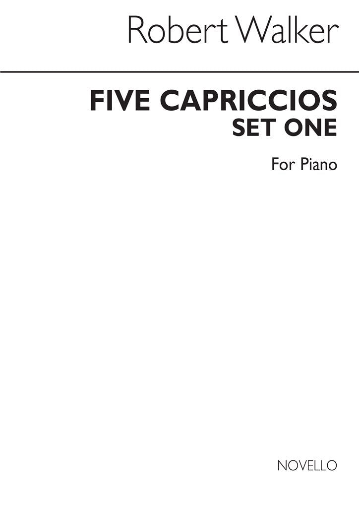 Five Capriccios For Piano Set 1