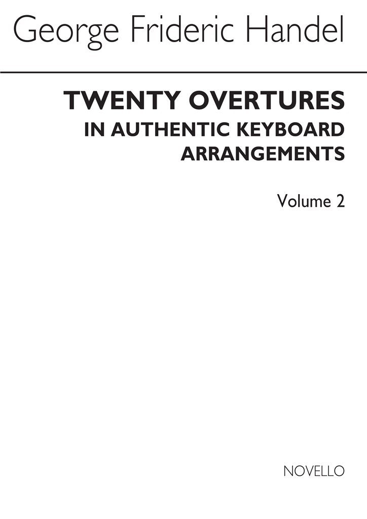 20 Overtures In Authentic Keyboard Arrangements 2