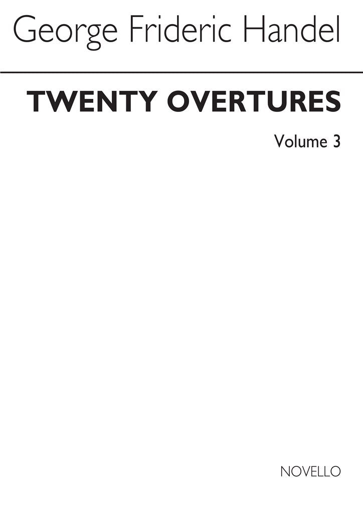 20 Overtures In Authentic Keyboard Arrangements 3